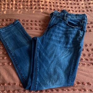 Aeropostale Men's Athletic Skinny Jeans - Dark Blue